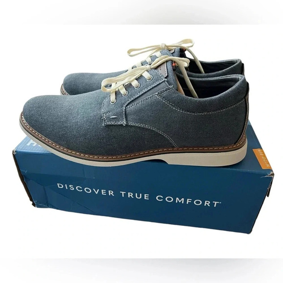 NWT Nunn Bush Otto Canvas Plain Toe Oxfords main image 7